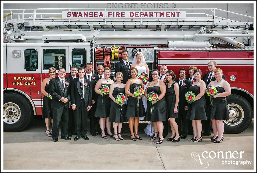 Collinsville Gateway Center Wedding with Firefighters (22)