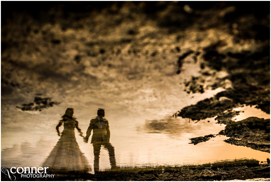 el dorado mexico destination wedding photo reflection