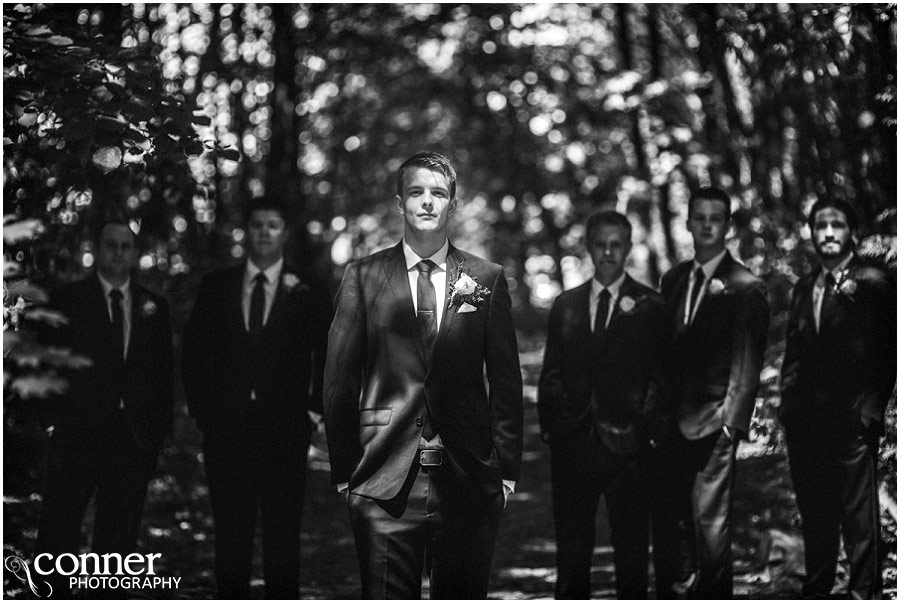 British Columbia Mountains Wedding wedding party forest