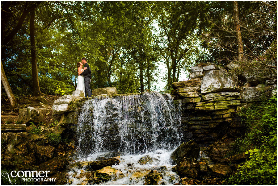 forest park wedding st louis waterfall