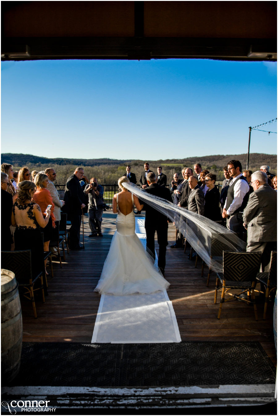 chandler will vineyards wedding ceremony