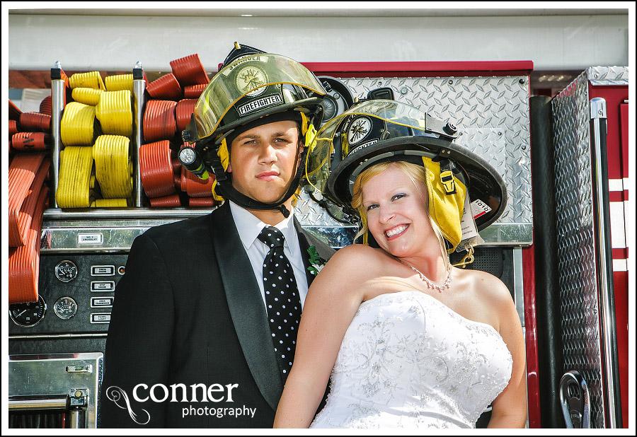 Collinsville Gateway Center Wedding with Firefighters (23)