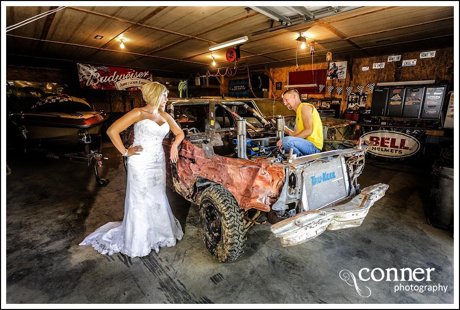Demolition Derby & Hidden Lake Winery Wedding Bridal Photos (14)