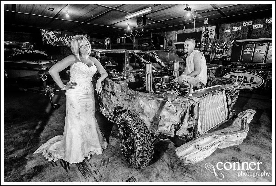 Demolition Derby & Hidden Lake Winery Wedding Bridal Photos (12)