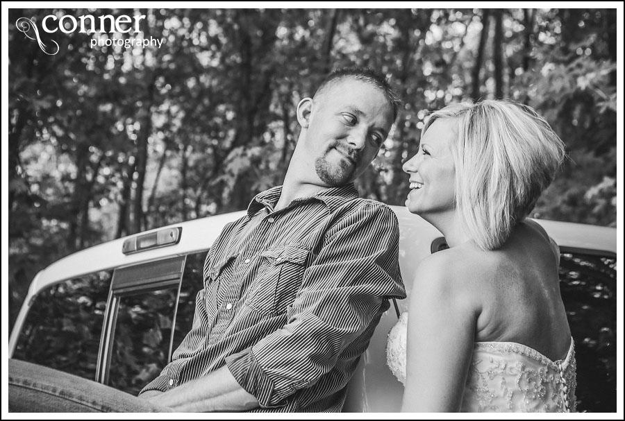 Demolition Derby & Hidden Lake Winery Wedding Bridal Photos (8)