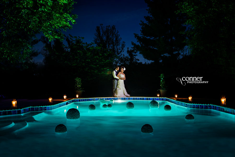 Saint Louis Wedding Photo Night Epic Pool