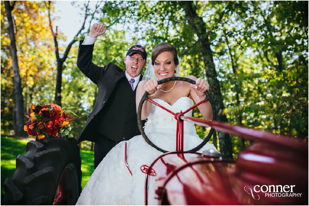 Beautiful DIY Country Wedding at Home with Barn