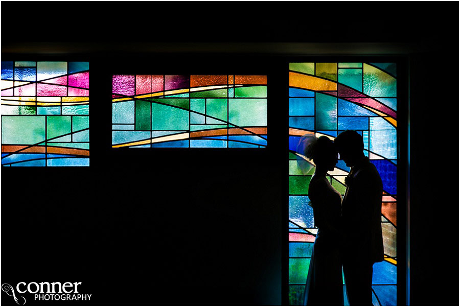 wedding couple silhouette