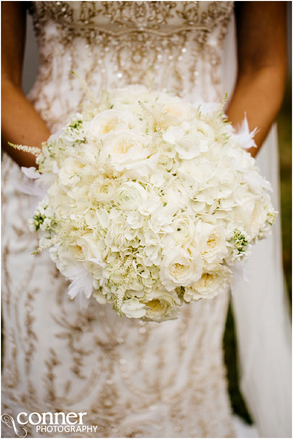 bride and boquet