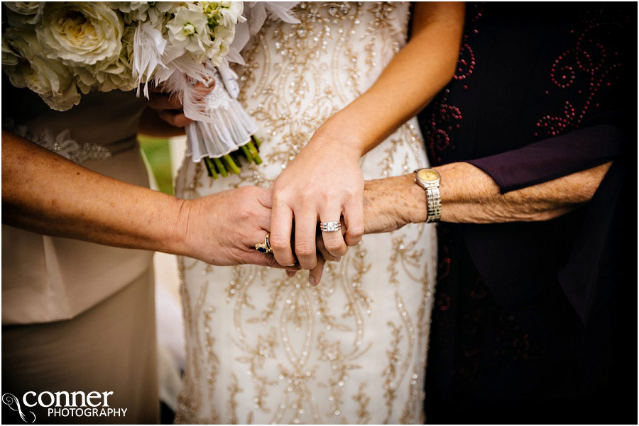 three generations wedding