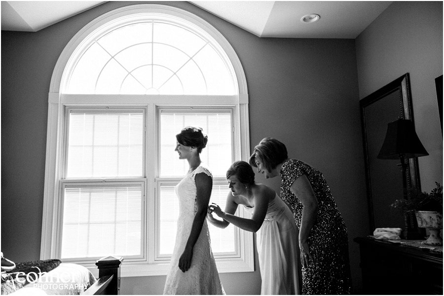 bride getting ready