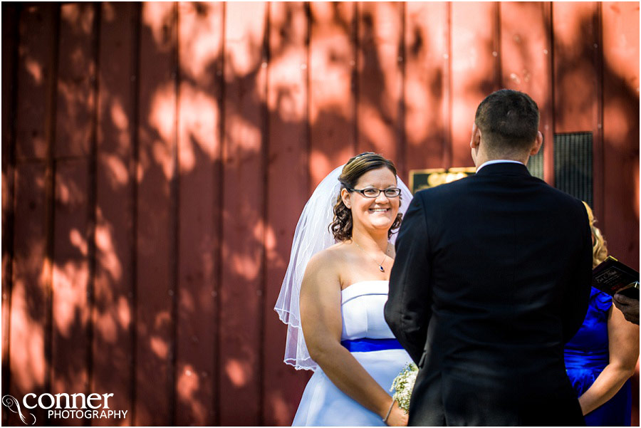 farm wedding ceremony