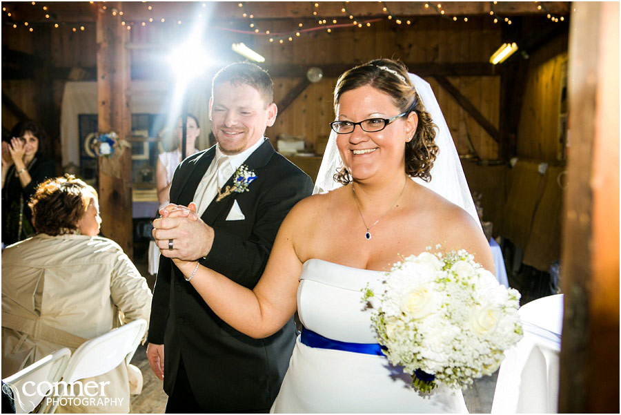 barn wedding reception