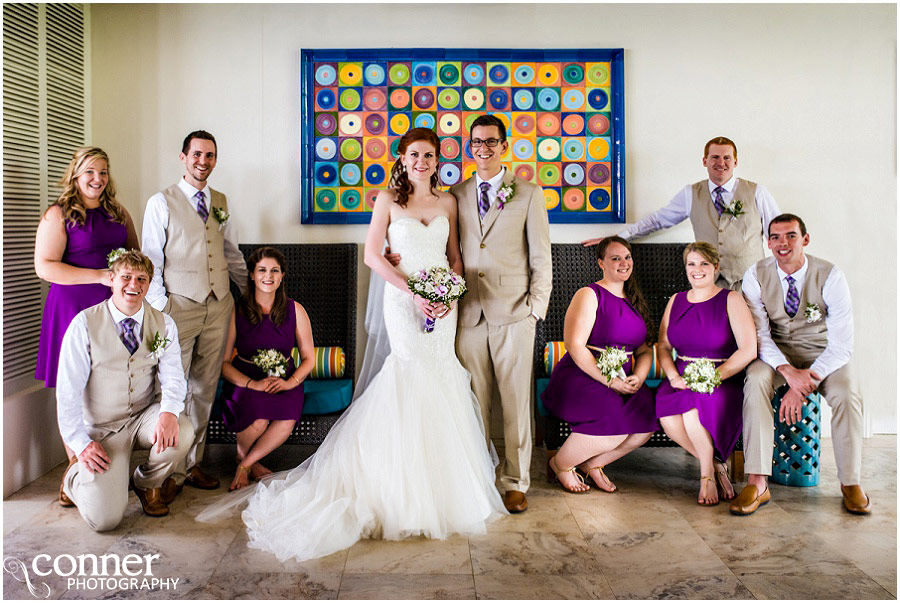 st lucia destination wedding bridal party