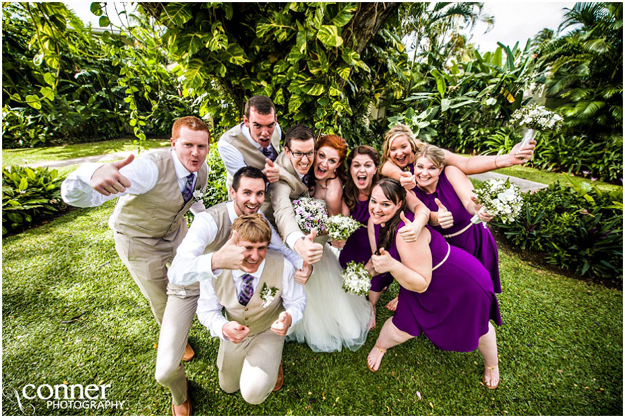 st lucia destination wedding bridal party