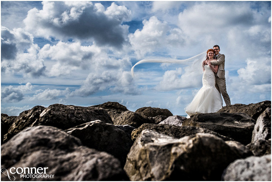 epic st lucia destination wedding on rocks