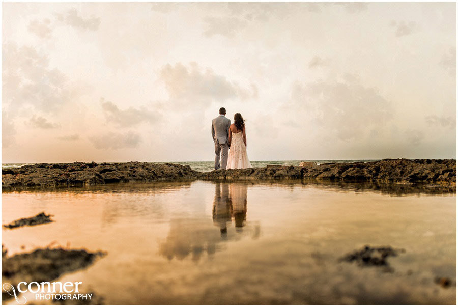 el dorado mexico destination wedding photo reflection