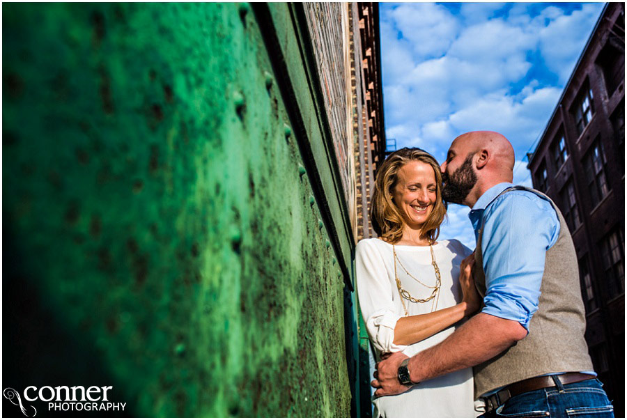 st louis cardinals ballpark village engagement photos