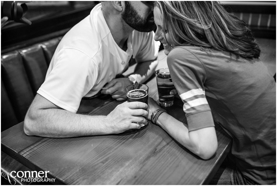 st louis cardinals ballpark village engagement photos