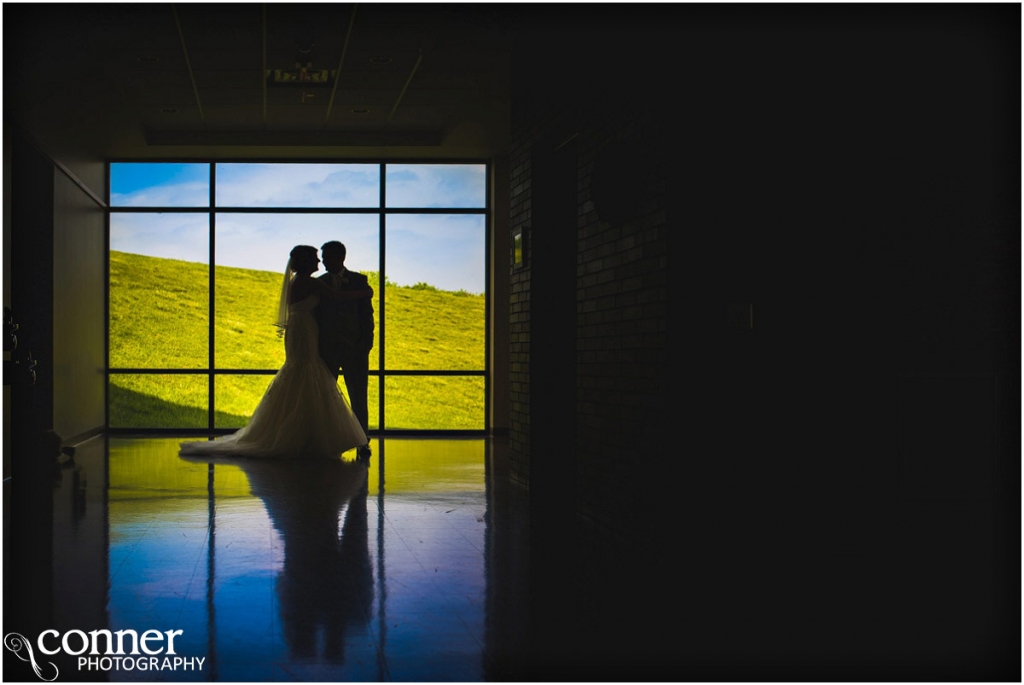 bride groom silhouette