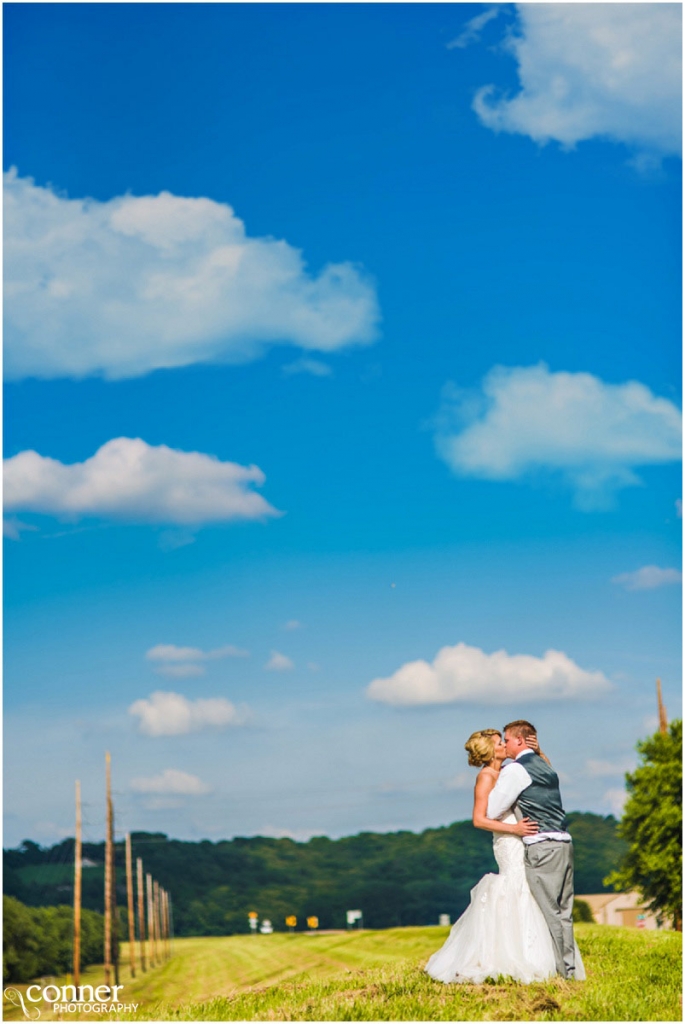 st louis wedding bride and groom