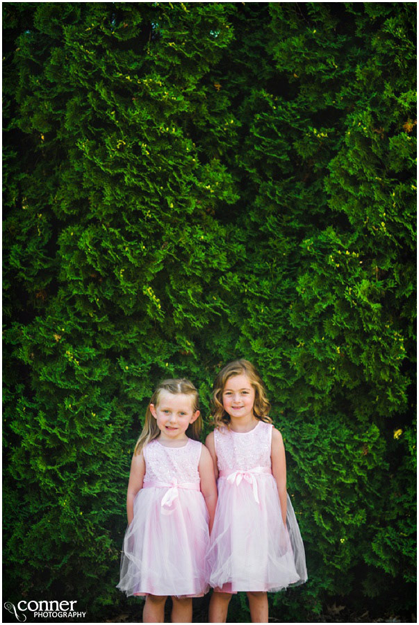 British Columbia Mountains Wedding flower girls