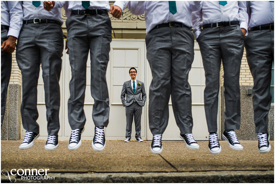 wedding guys converse chucks