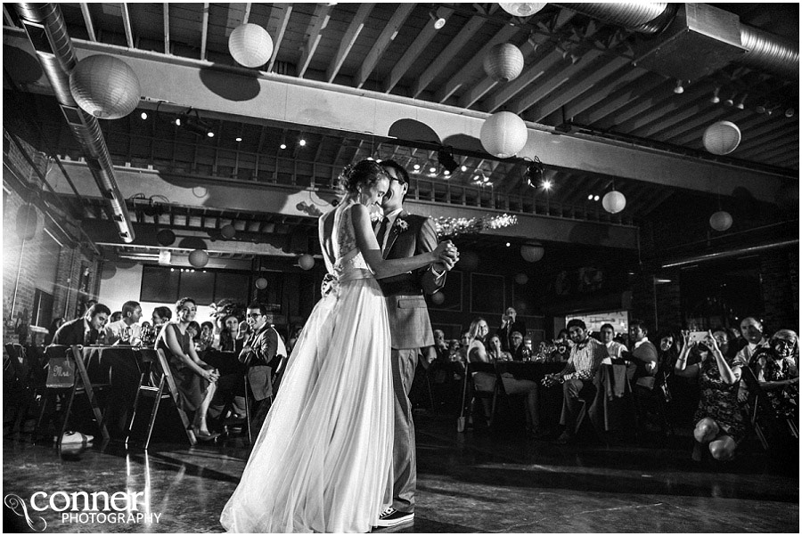 third degree glass factory wedding reception