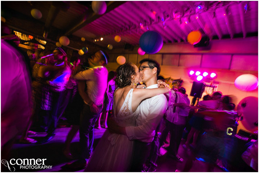 third degree glass factory wedding reception