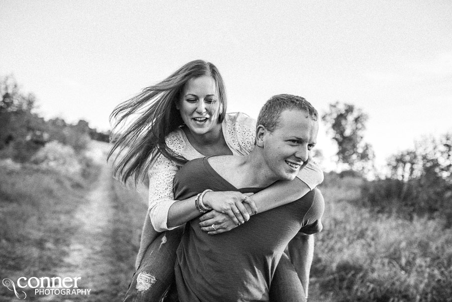 illinois dairy farm engagement photos