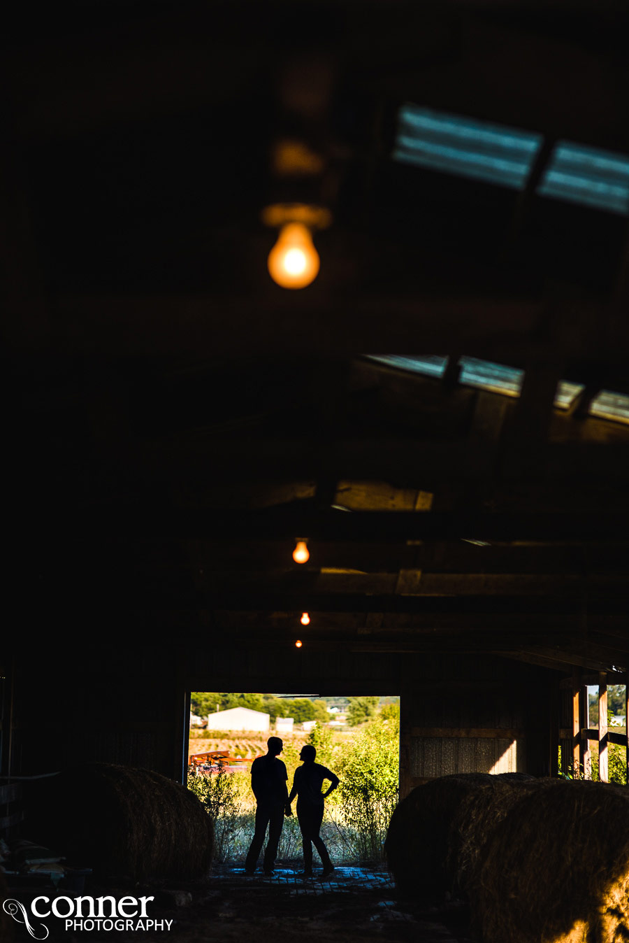 illinois dairy farm engagement photos