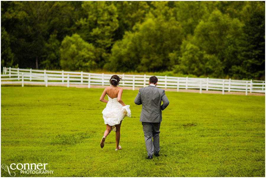 chaumette wedding running