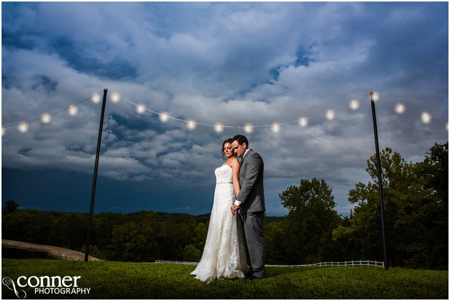 beautiful chaumette wedding couple sunset