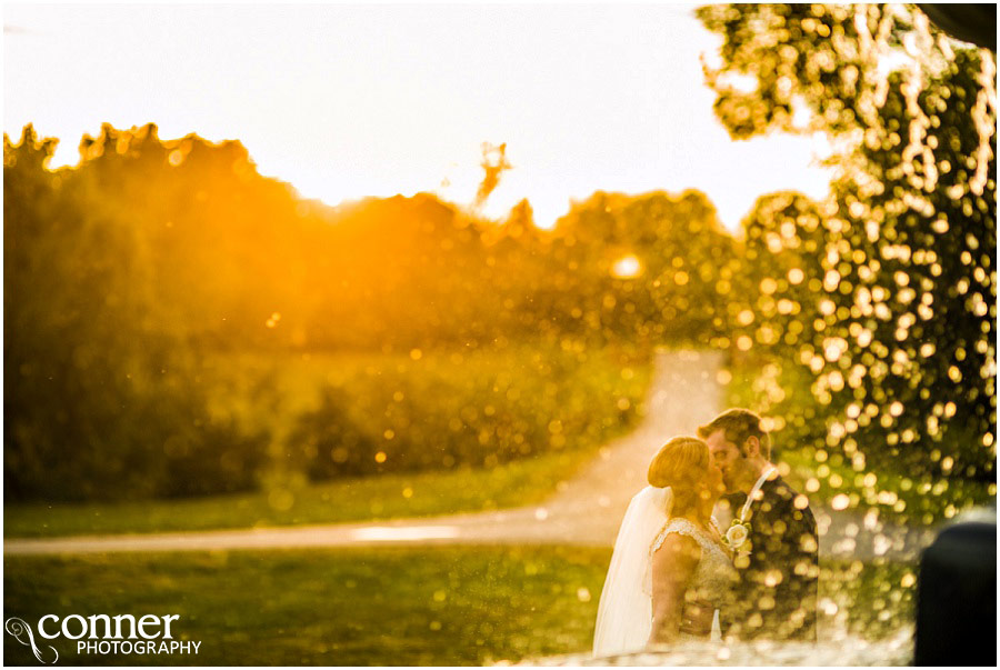 belvoir winery wedding sunset