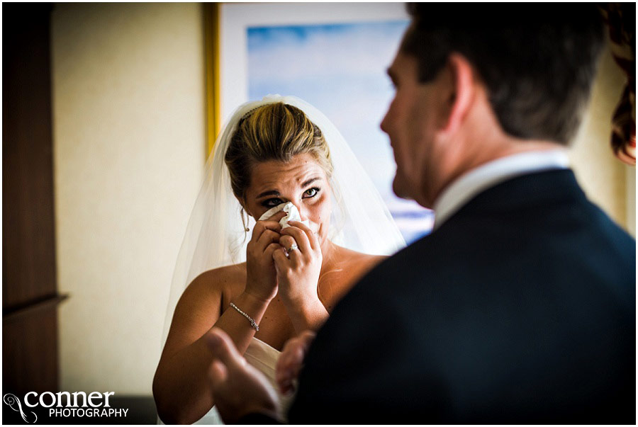 st louis union station wedding bride crying