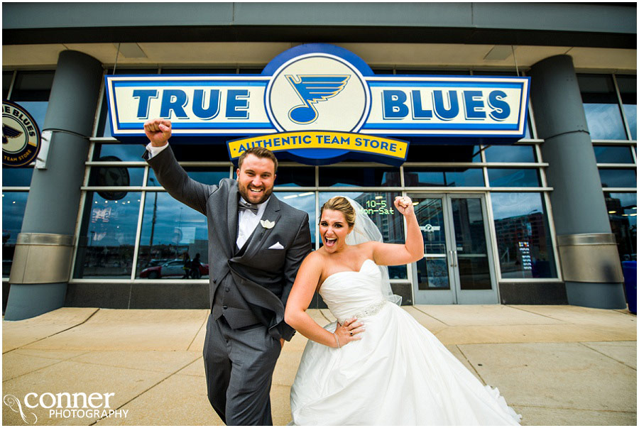 scottrade center blues wedding