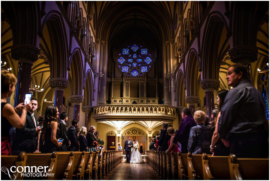 st francis xavier college church slu wedding