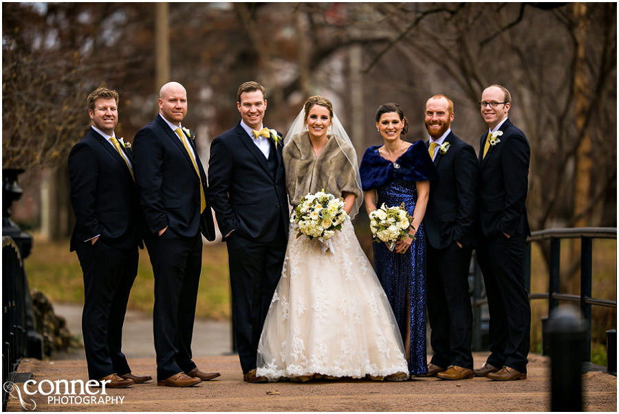 lafayette square park winter wedding