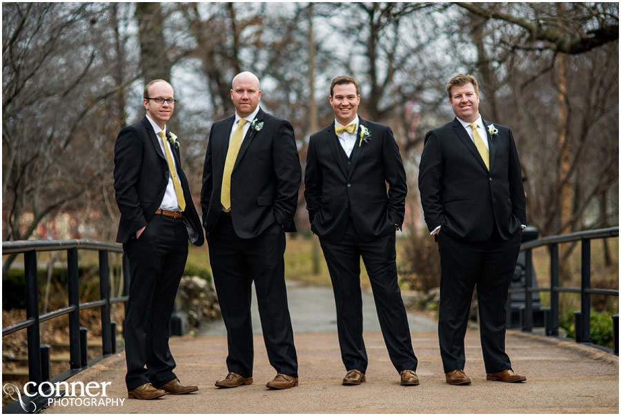 lafayette square park winter wedding