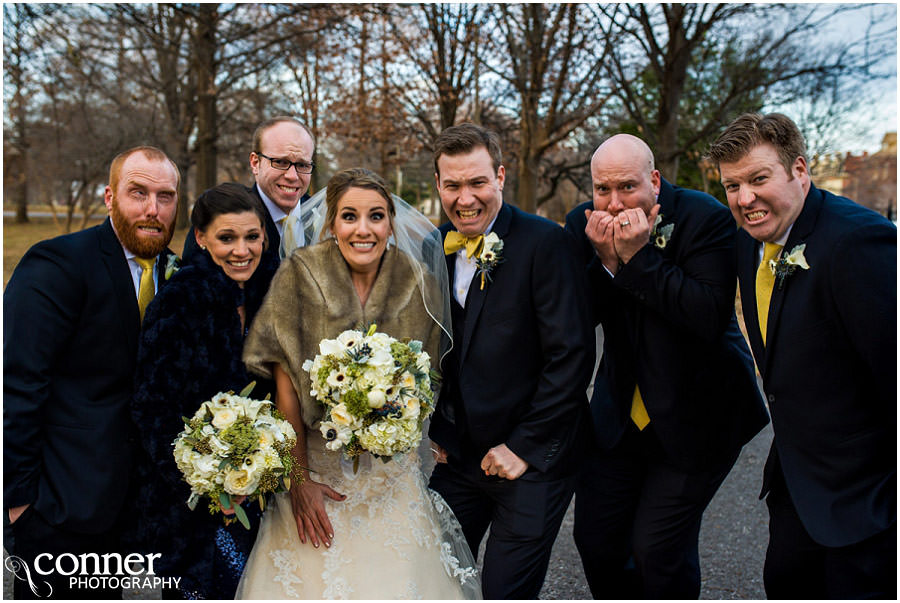 lafayette square park winter wedding