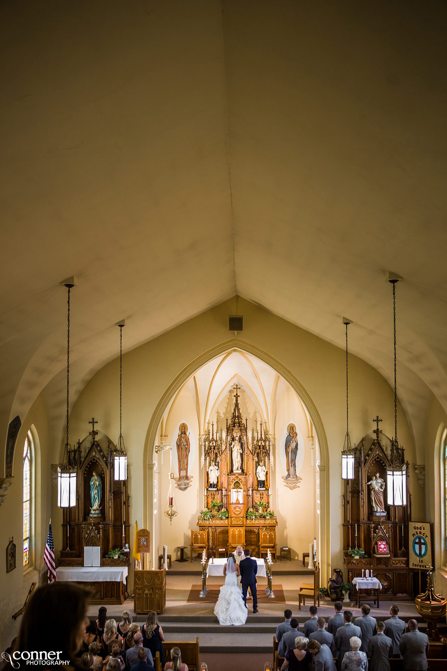 smithton illinois wedding photo in church