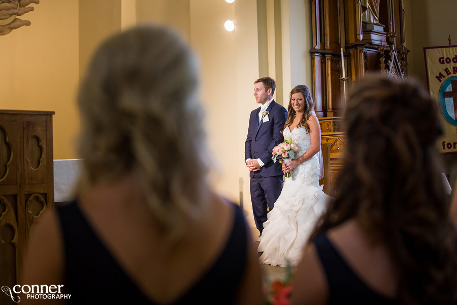 smithton illinois wedding photo in church