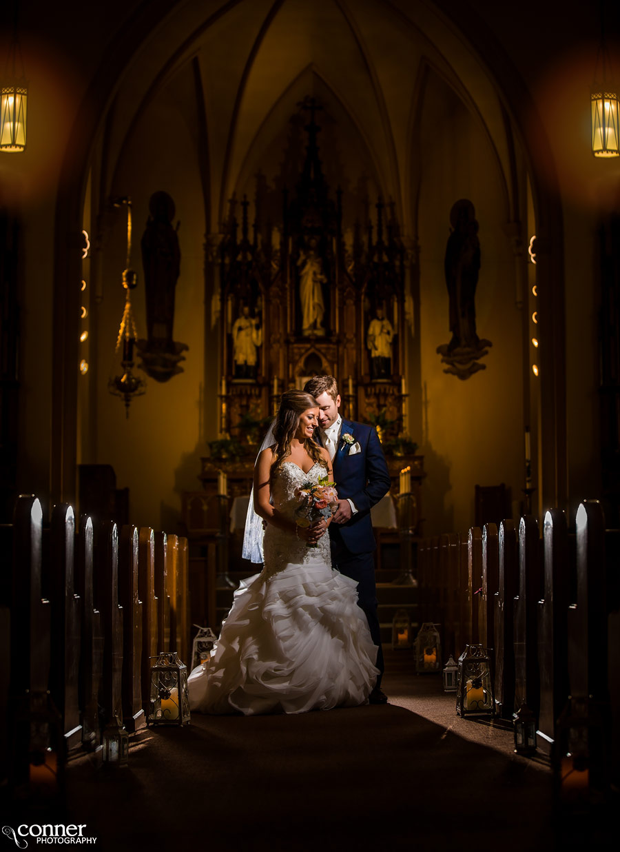 smithton illinois wedding photo in church