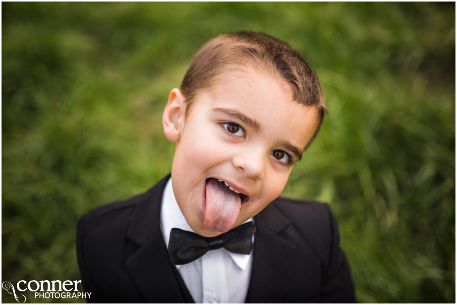 wedding at chandler hill ring bearer