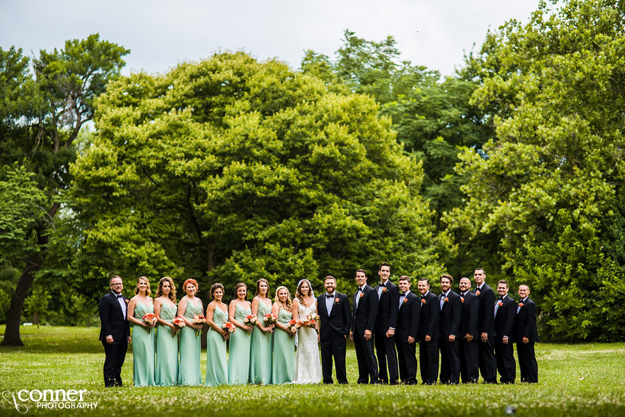 larayette park wedding in rain