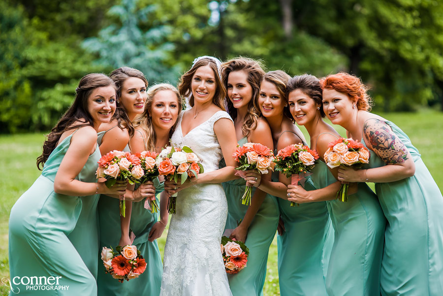 larayette park wedding in rain