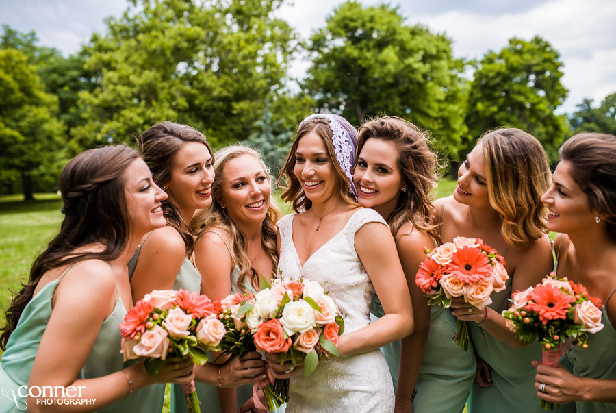 larayette park wedding in rain