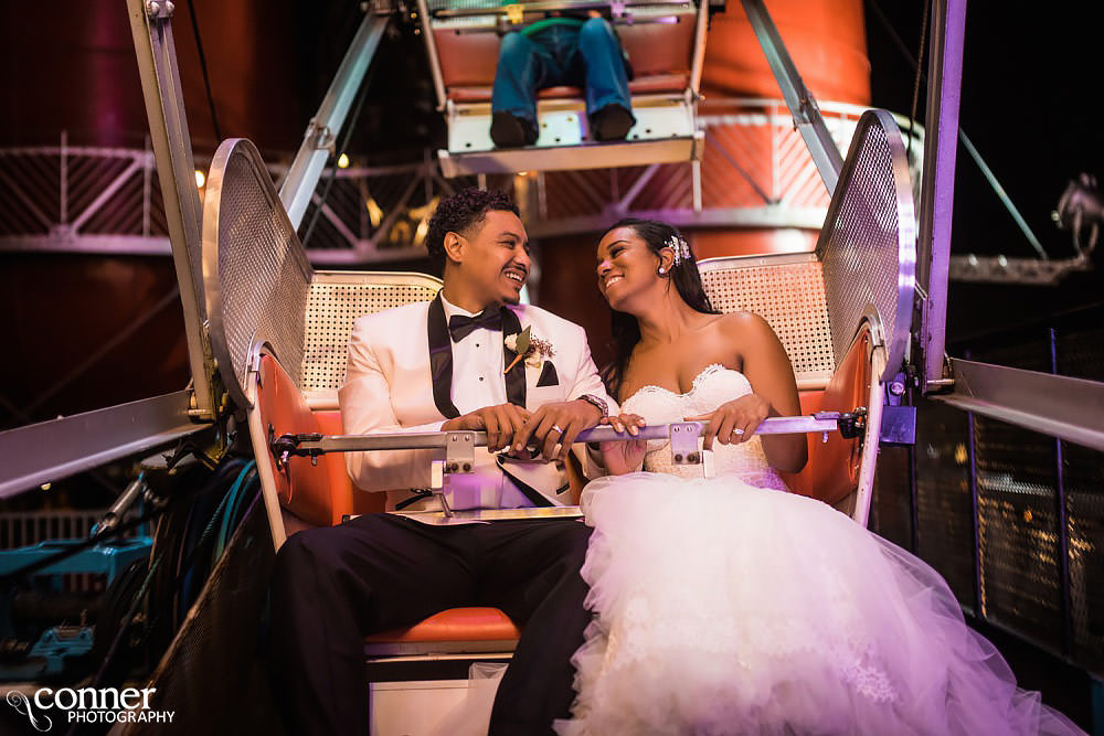 city museum wedding ferris wheel