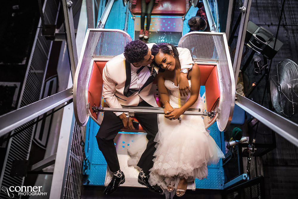 city museum wedding ferris wheel