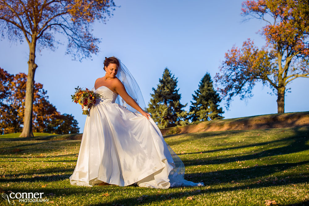 sunset country club wedding photos